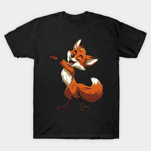 Dancing Fox Soiree T-Shirt by Gorilla Animal